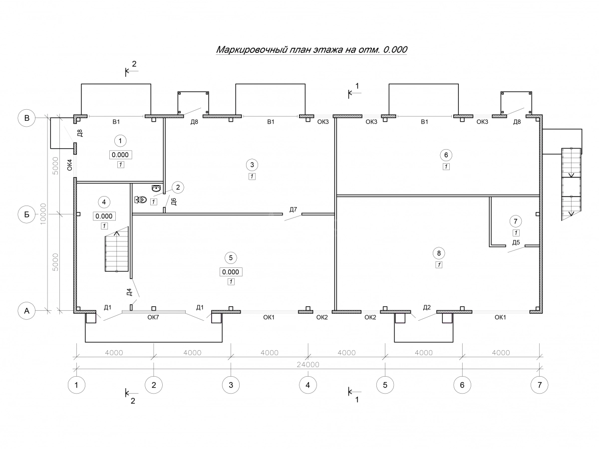 Планировка Офис из сэндвич-панелей -  фото 5